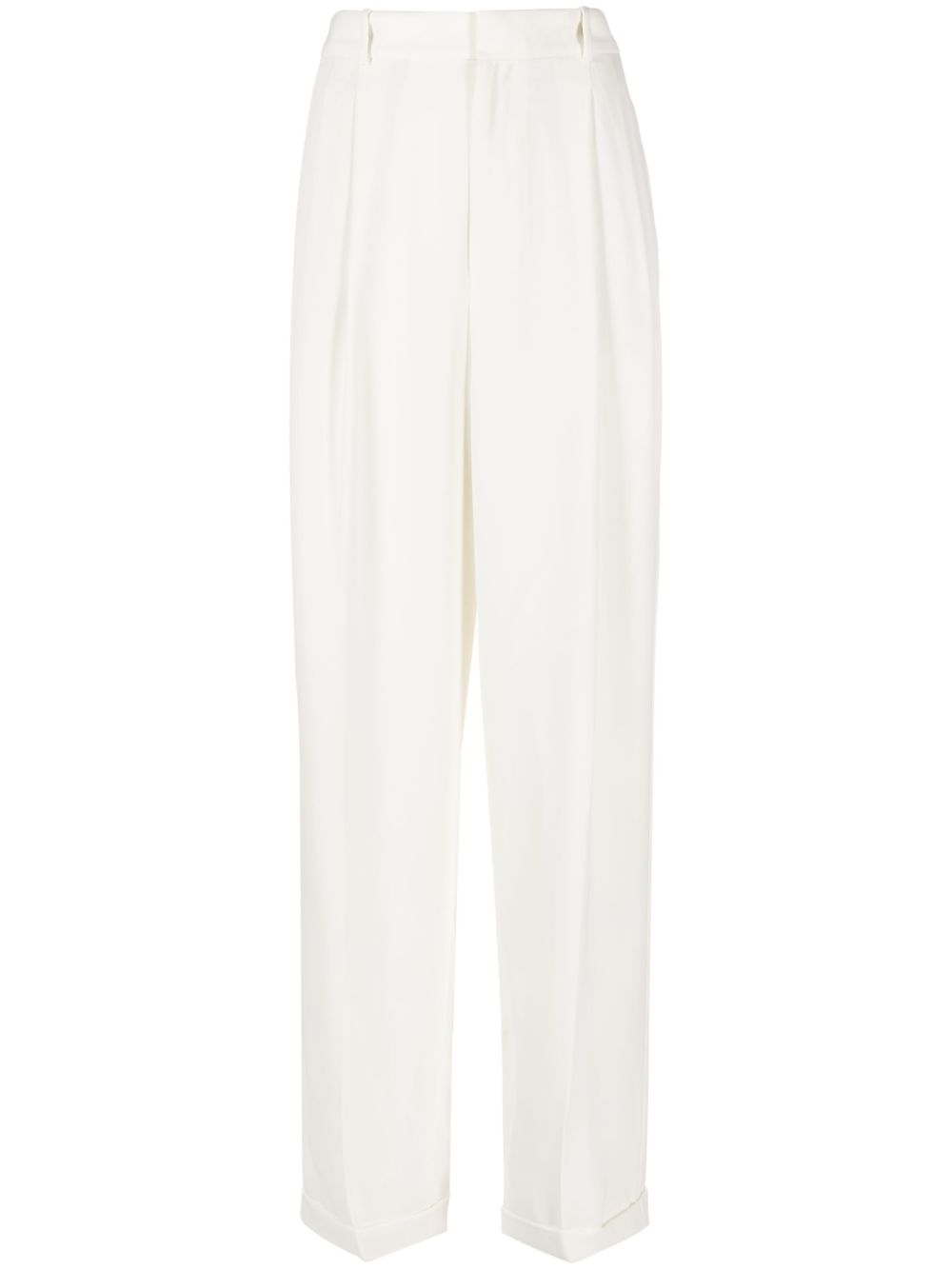 Polo Ralph Lauren tailored wide-leg trousers - White von Polo Ralph Lauren