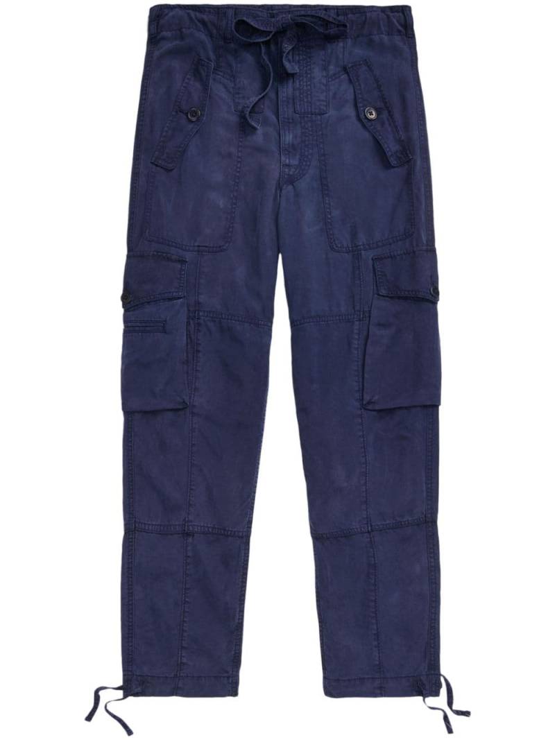 Polo Ralph Lauren tapered-leg cargo trousers - Blue von Polo Ralph Lauren