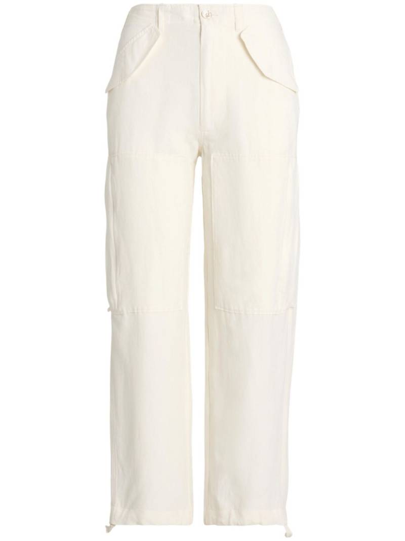 Polo Ralph Lauren tapered-leg trousers - White von Polo Ralph Lauren