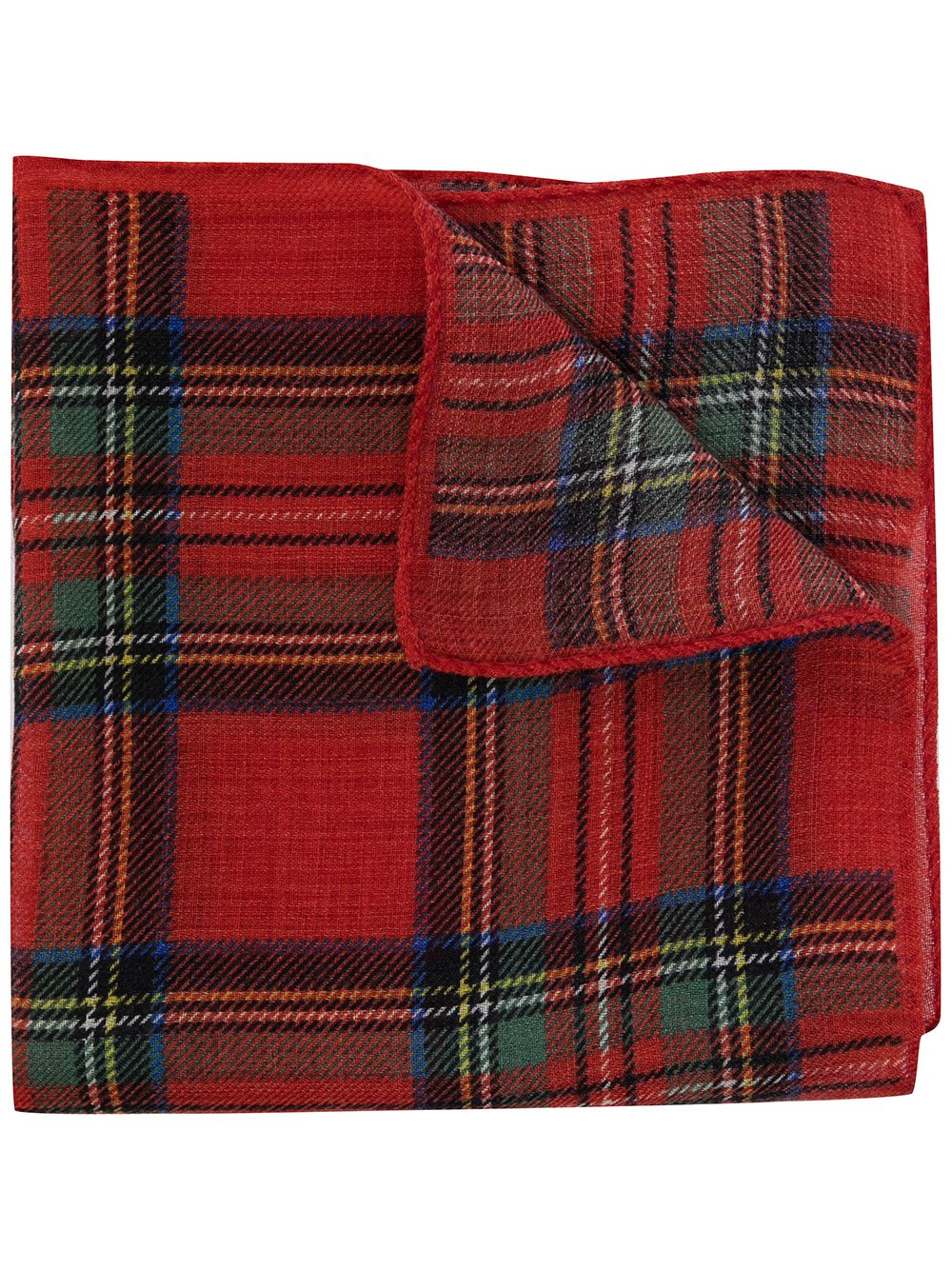 Polo Ralph Lauren tartan check pocket square - Red von Polo Ralph Lauren