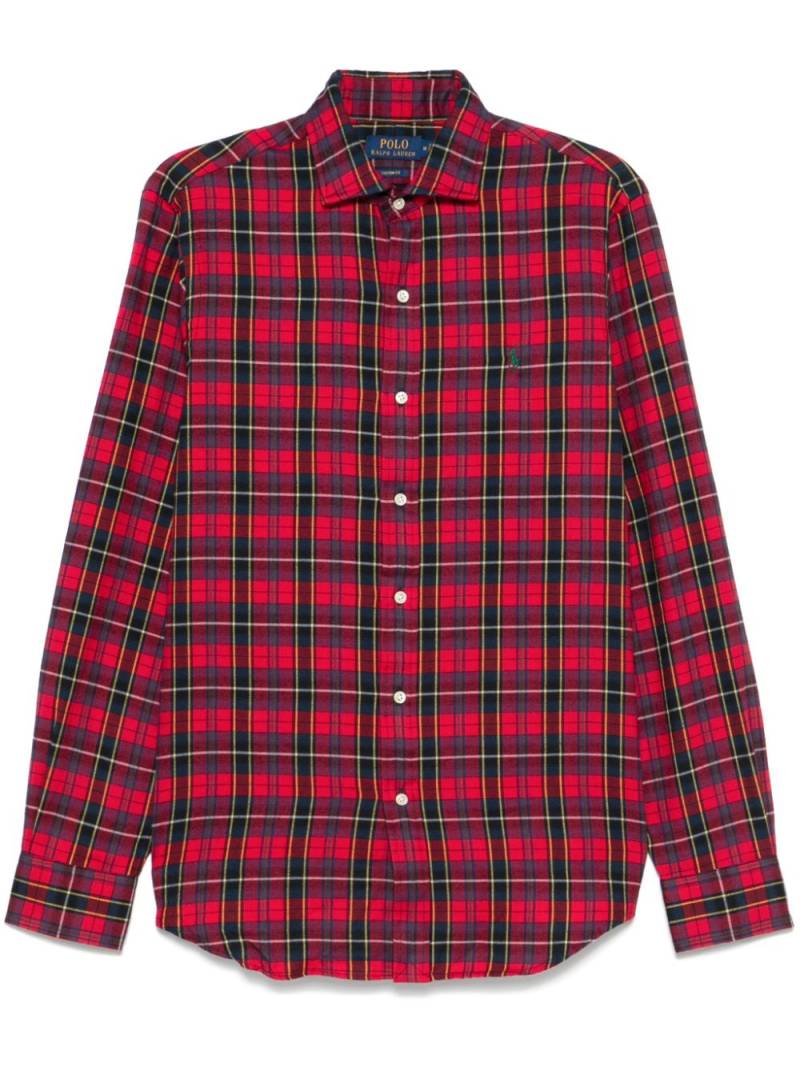 Polo Ralph Lauren tartan-check shirt - Red von Polo Ralph Lauren