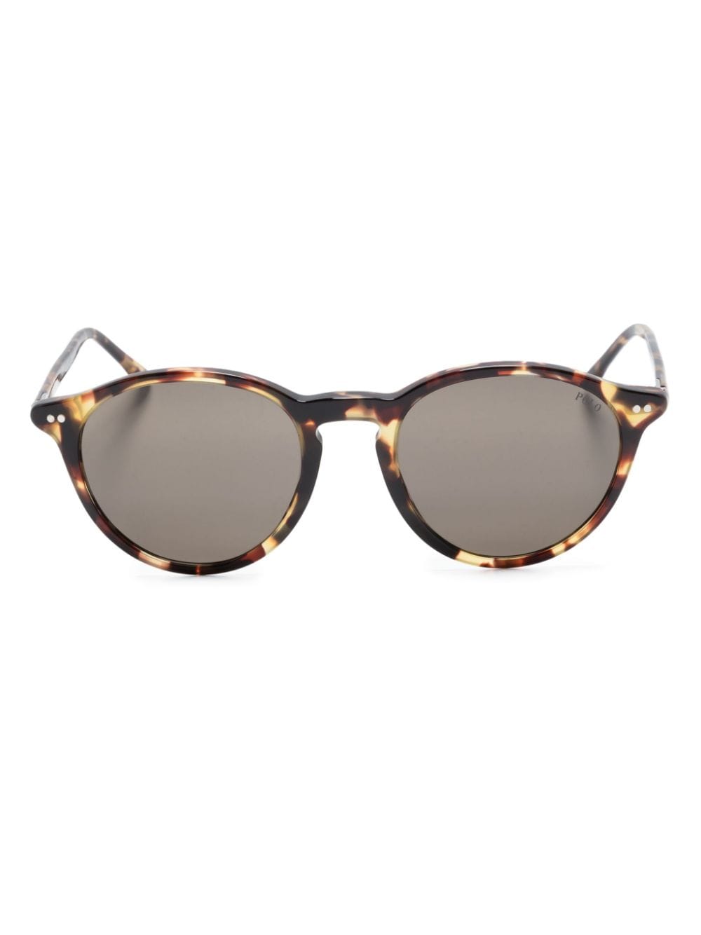 Polo Ralph Lauren tortoiseshell-effect round-frame sunglasses - Black von Polo Ralph Lauren