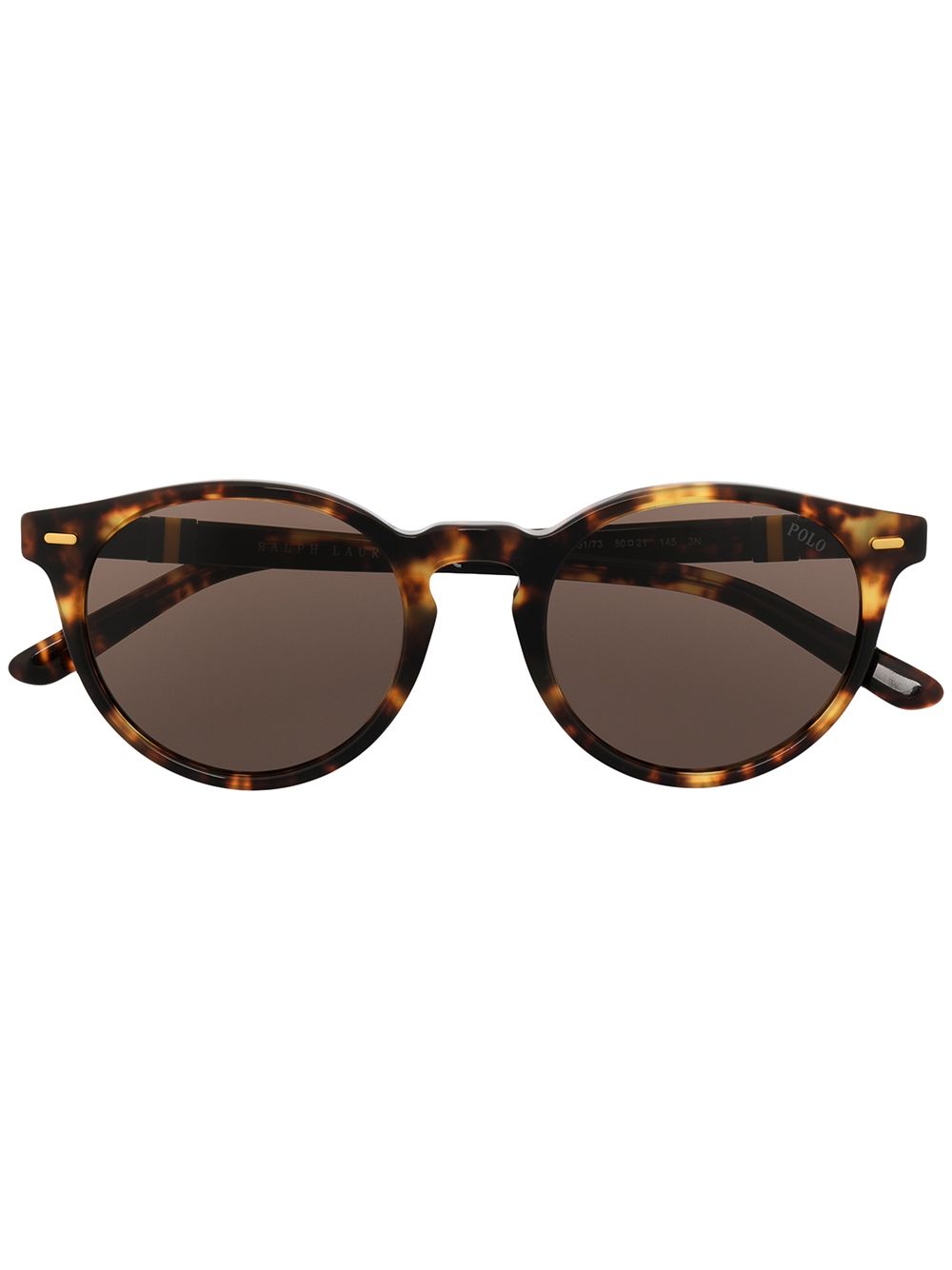 Polo Ralph Lauren tortoiseshell round frame sunglasses - Brown von Polo Ralph Lauren