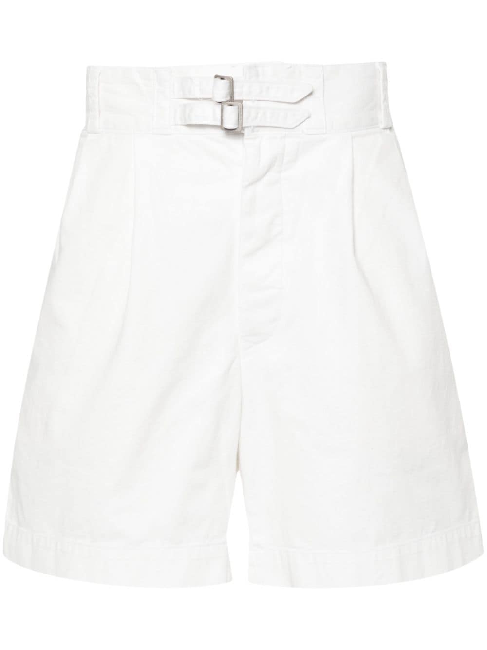 Polo Ralph Lauren belted cotton shorts - White von Polo Ralph Lauren