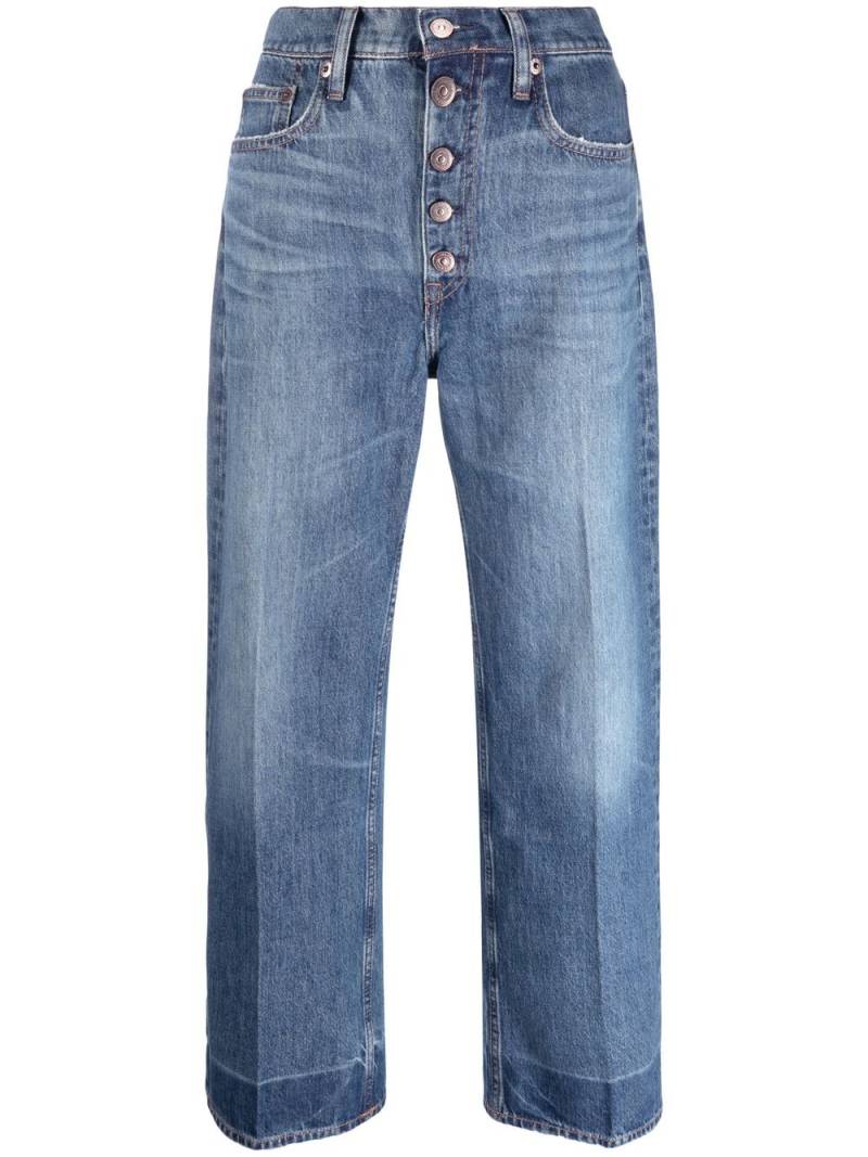 Polo Ralph Lauren wide-leg cropped jeans - Blue von Polo Ralph Lauren