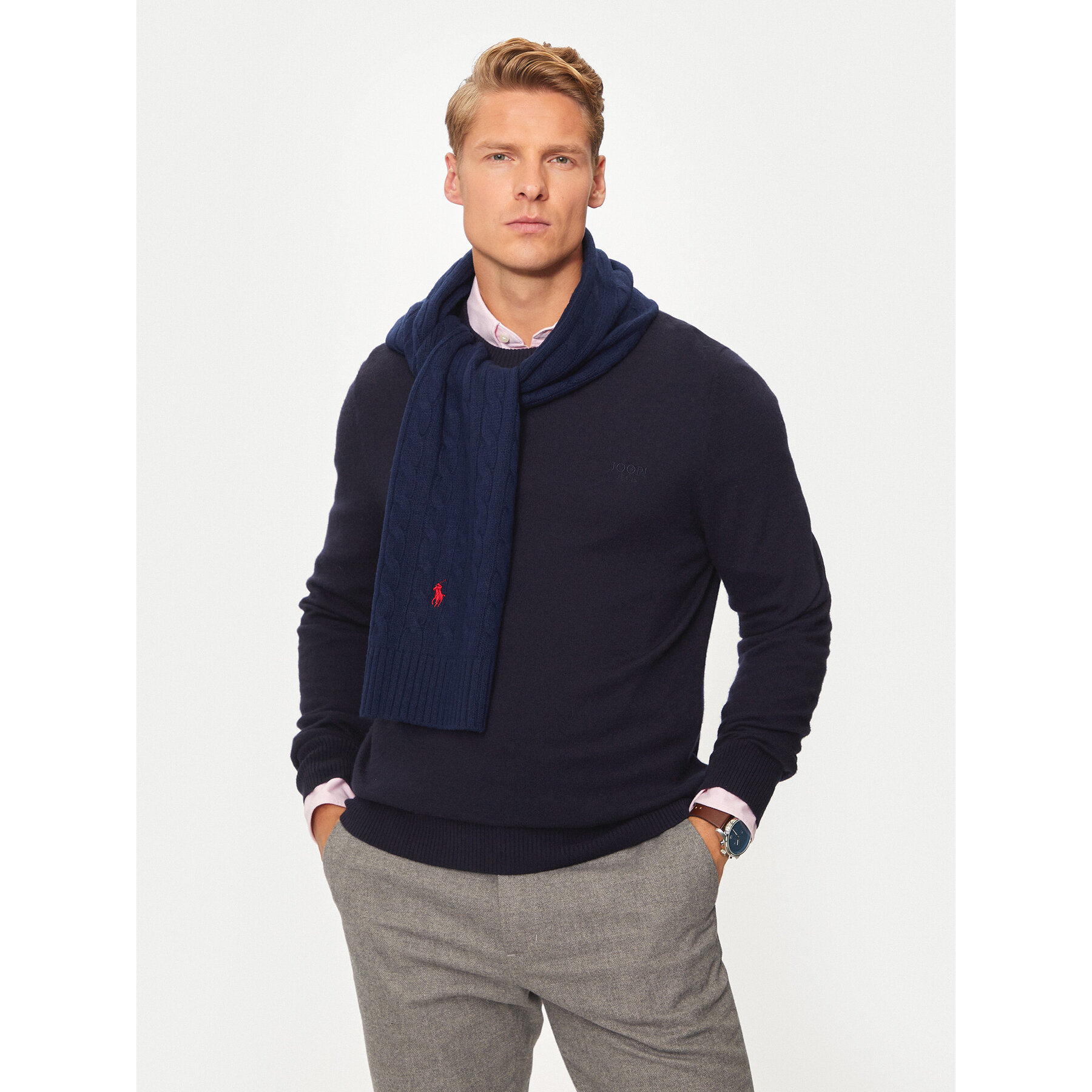 Schal Polo Ralph Lauren 449959345002 Dunkelblau von Polo Ralph Lauren