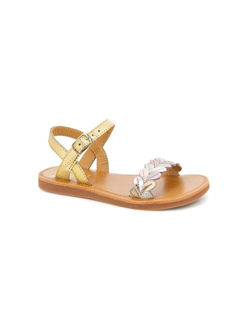 Pom D'api Plagette Ferns leather sandals - Gold von Pom D'api