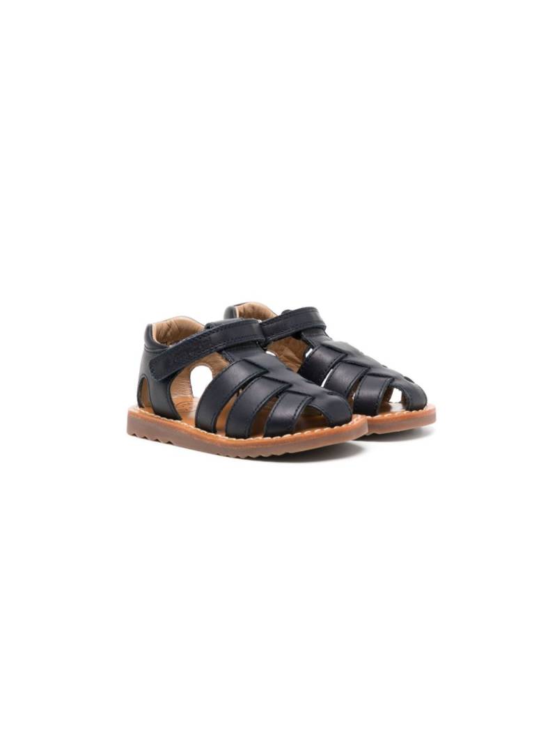 Pom D'api caged-design leather sandals - Blue von Pom D'api