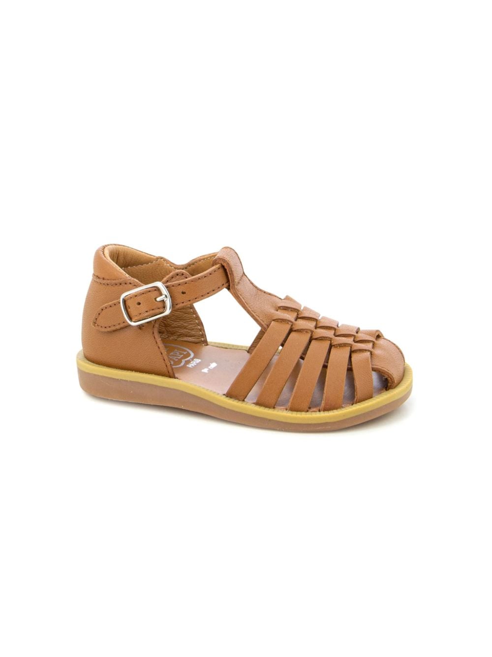 Pom D'api caged leather sandals - Brown von Pom D'api