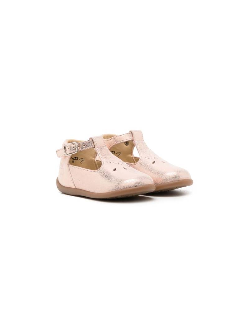 Pom D'api metallic-finish leather sandals - Pink von Pom D'api