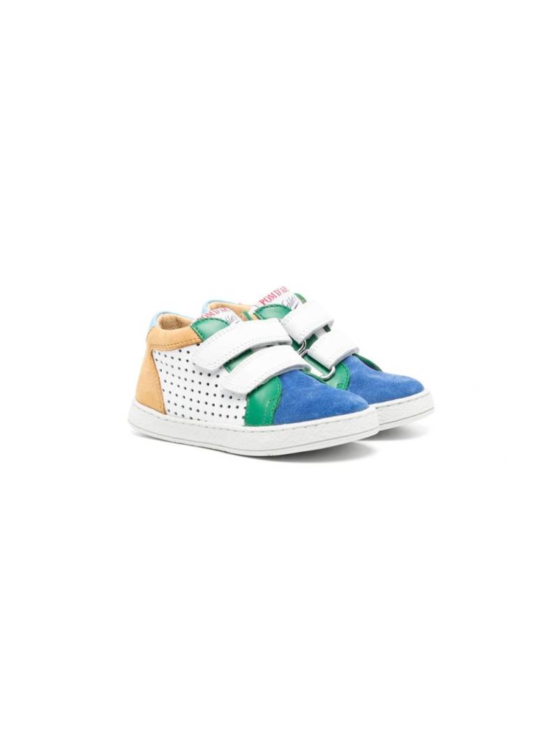 Pom D'api perforated leather trainers - White von Pom D'api