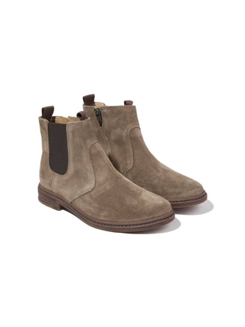 Pom D'api round-toe suede boots - Neutrals von Pom D'api