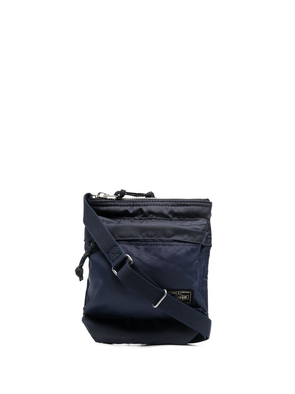 Porter-Yoshida & Co. logo patch crossbody bag - Blue von Porter-Yoshida & Co.