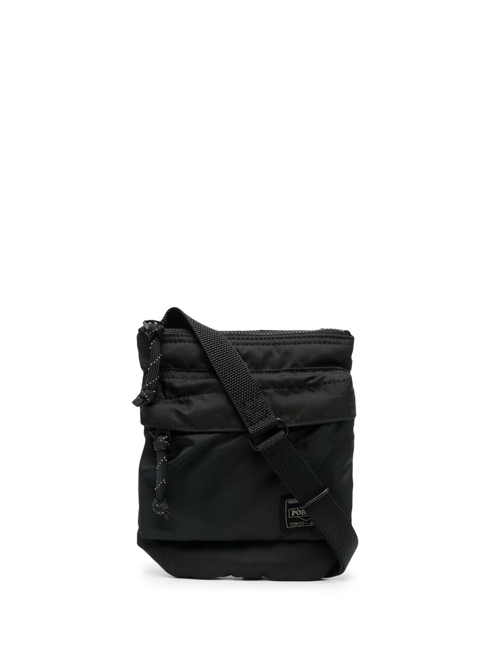 Porter-Yoshida & Co. logo-patch messenger bag - Black von Porter-Yoshida & Co.