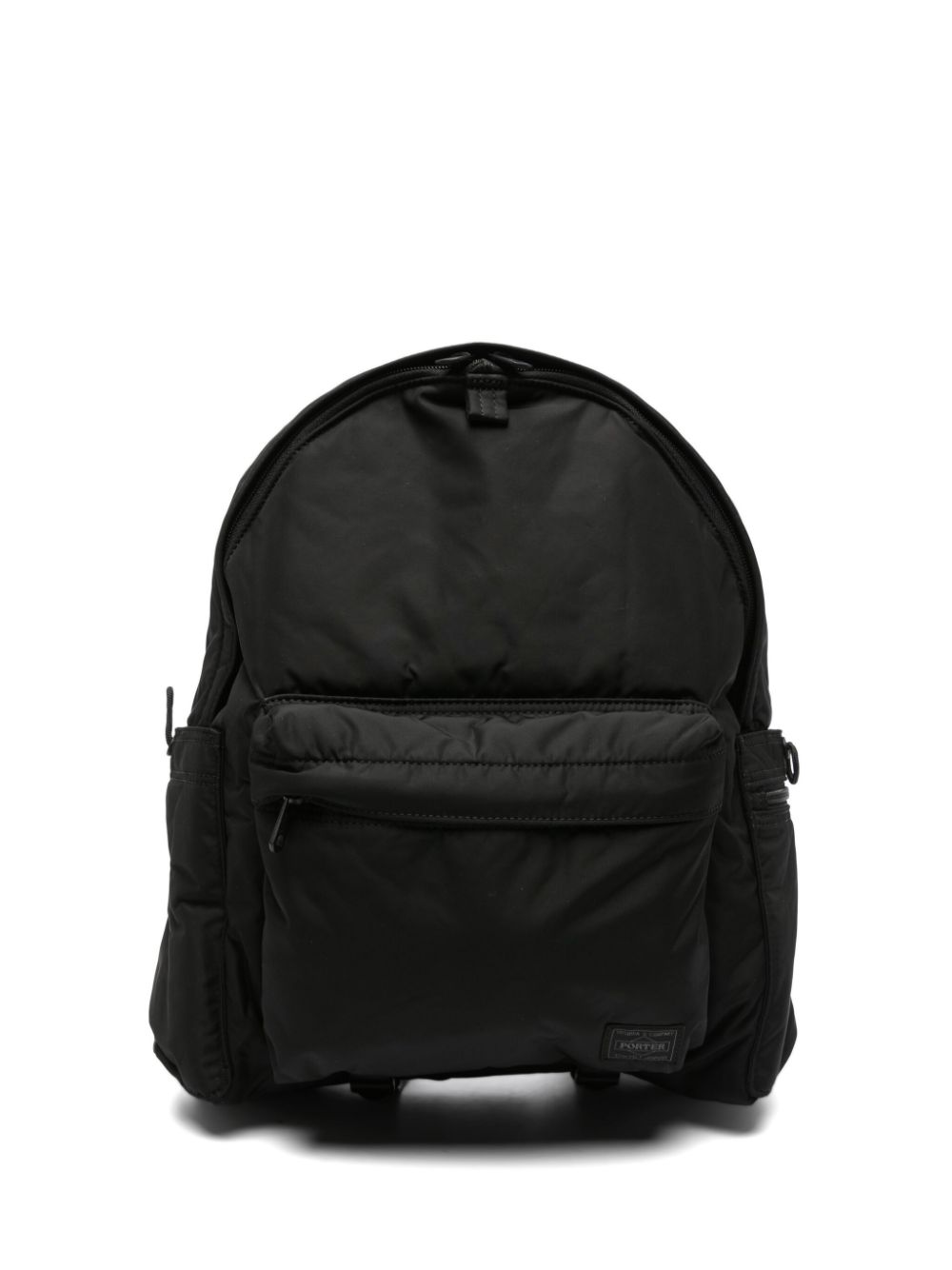 Porter-Yoshida & Co. logo-patch padded backpack - Black von Porter-Yoshida & Co.