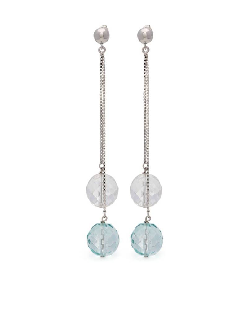 Ports 1961 Pearls pendant earrings - Silver von Ports 1961