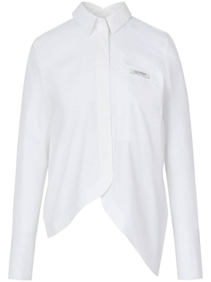 Ports 1961 asymmetric shirt - White von Ports 1961