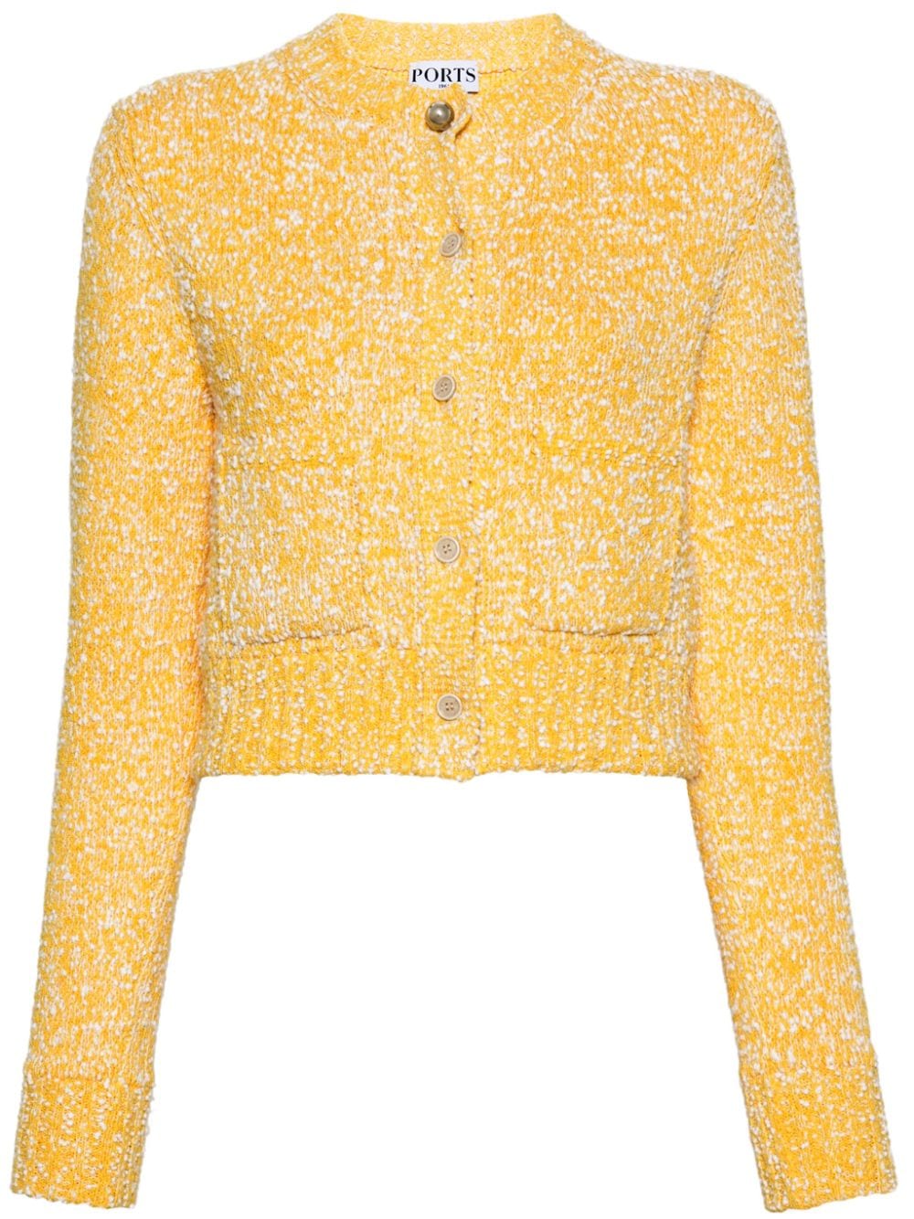 Ports 1961 bouclé knitted cardigan - Yellow von Ports 1961