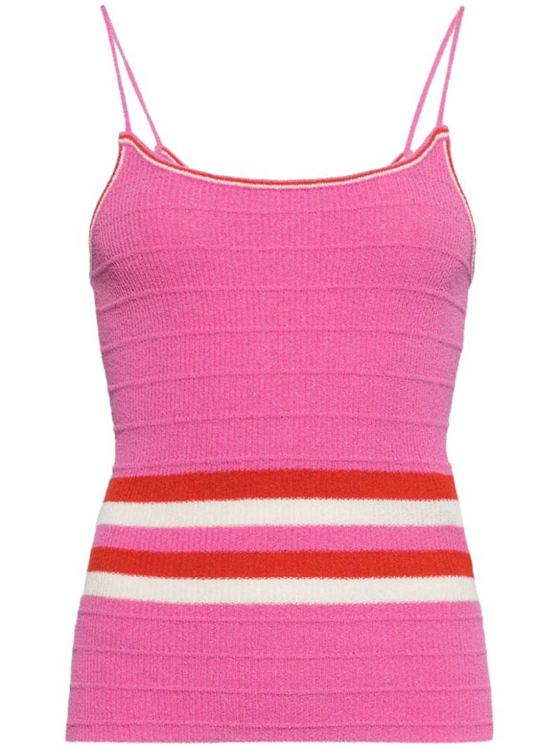 Ports 1961 bubble gum stripes top - Pink von Ports 1961