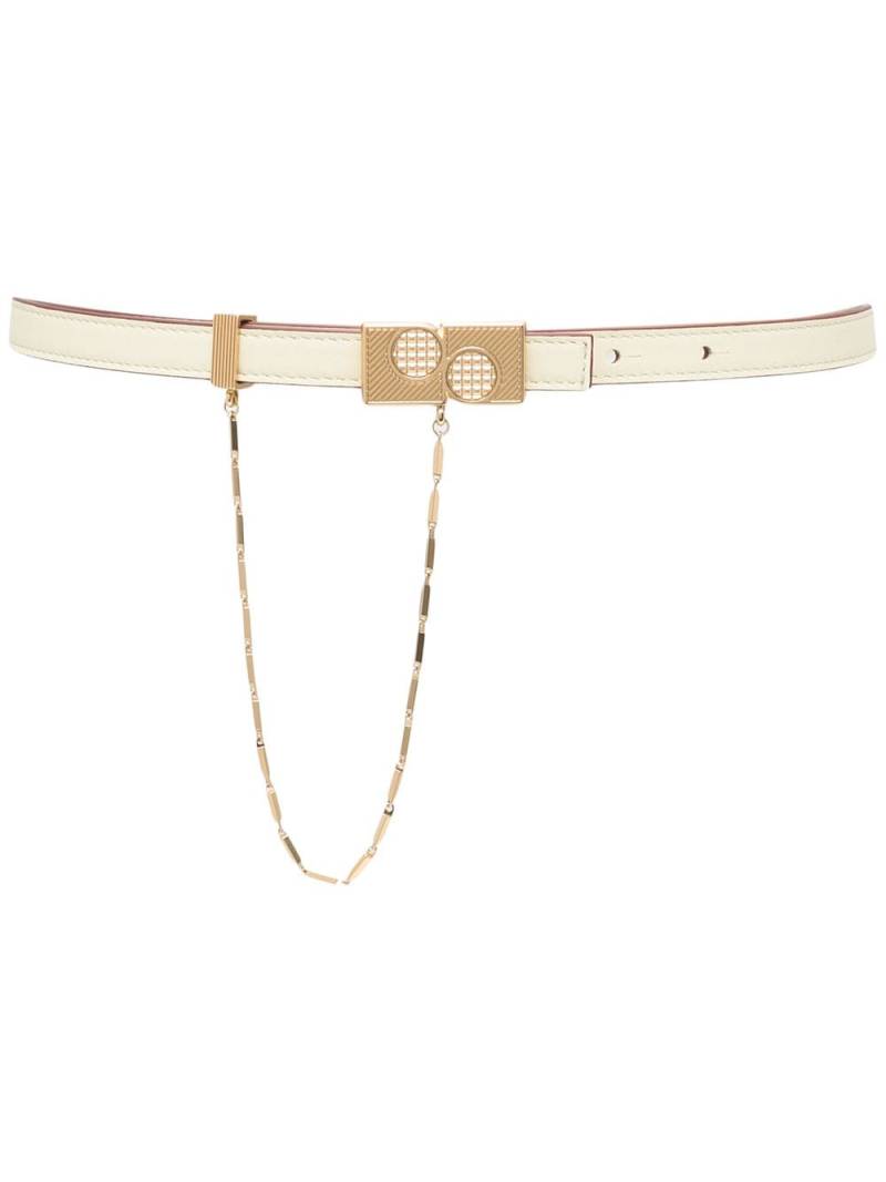 Ports 1961 chain-link leather belt - Yellow von Ports 1961