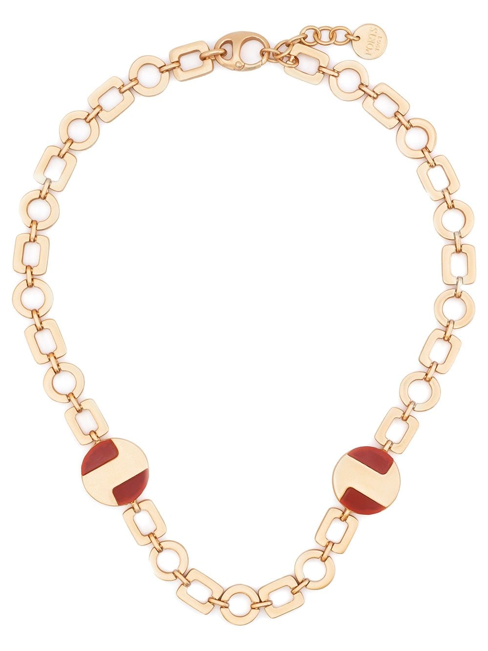 Ports 1961 circular charm necklace - Gold von Ports 1961