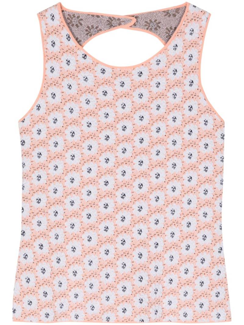 Ports 1961 floral-print knit tank top - Pink von Ports 1961