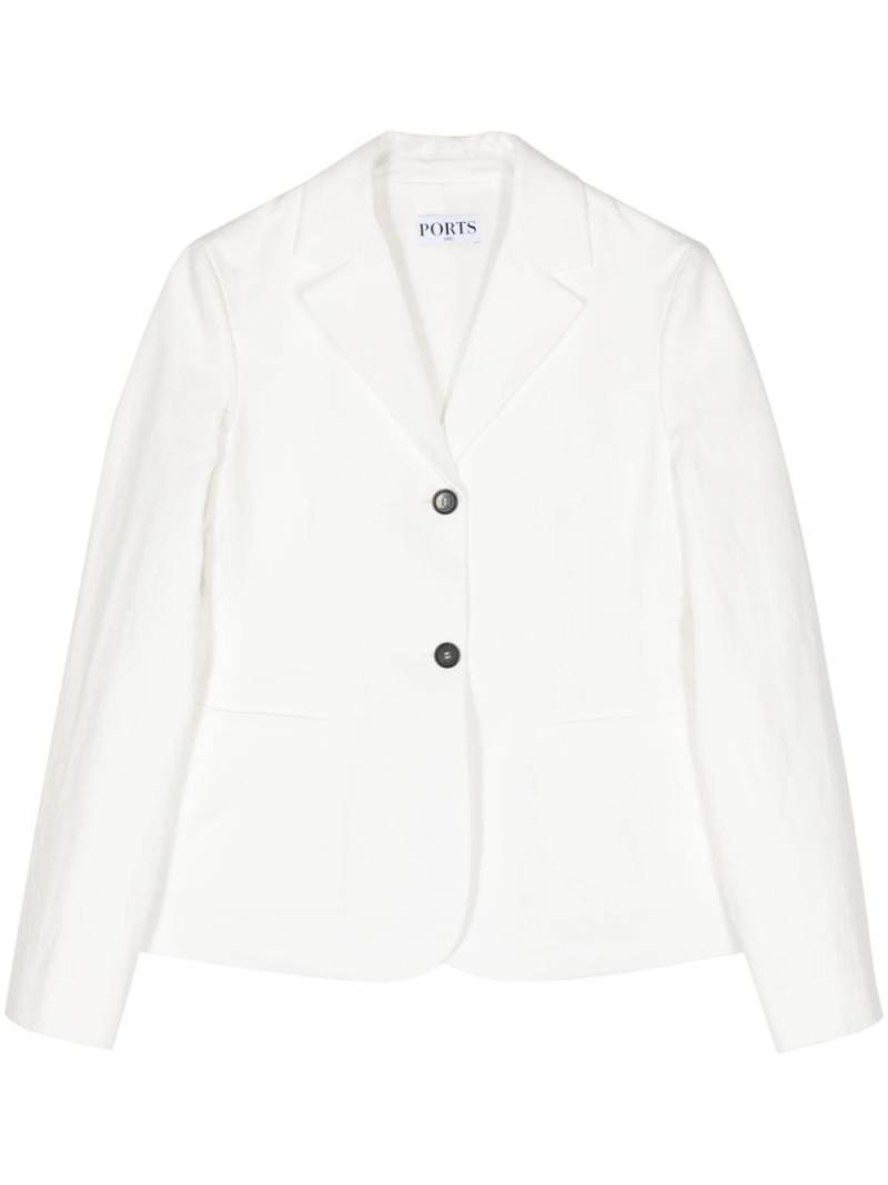 Ports 1961 single-breasted blazer - White von Ports 1961