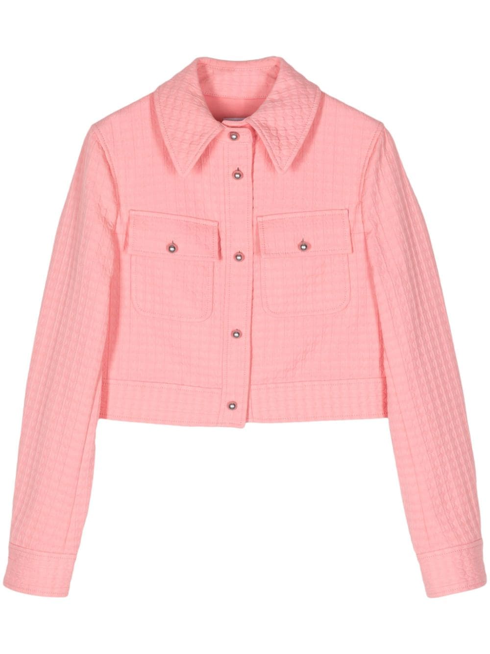 Ports 1961 single-breasted checked jacket - Pink von Ports 1961