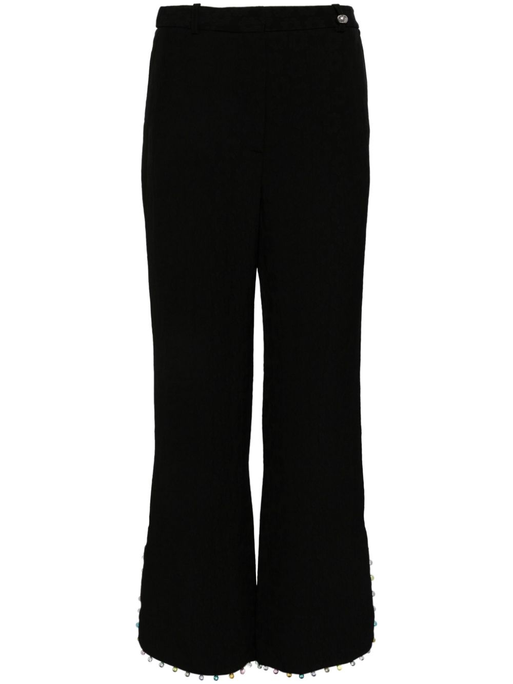 Ports 1961 slim-cut floral trousers - Black von Ports 1961