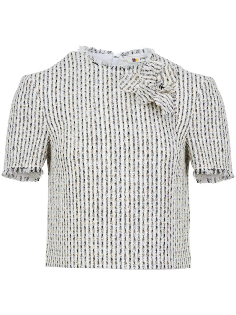 Ports 1961 tweed blouse - White von Ports 1961