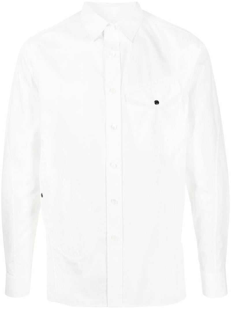 Ports V chest-pocket long-sleeve shirt - White von Ports V