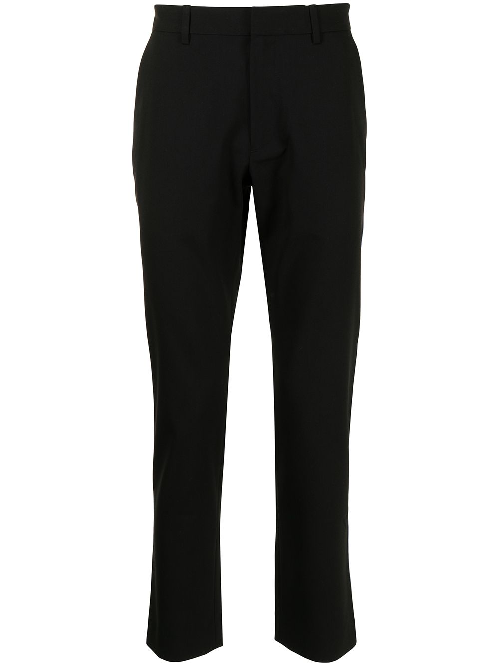 Ports V contrast-trimmed straight trousers - Black von Ports V