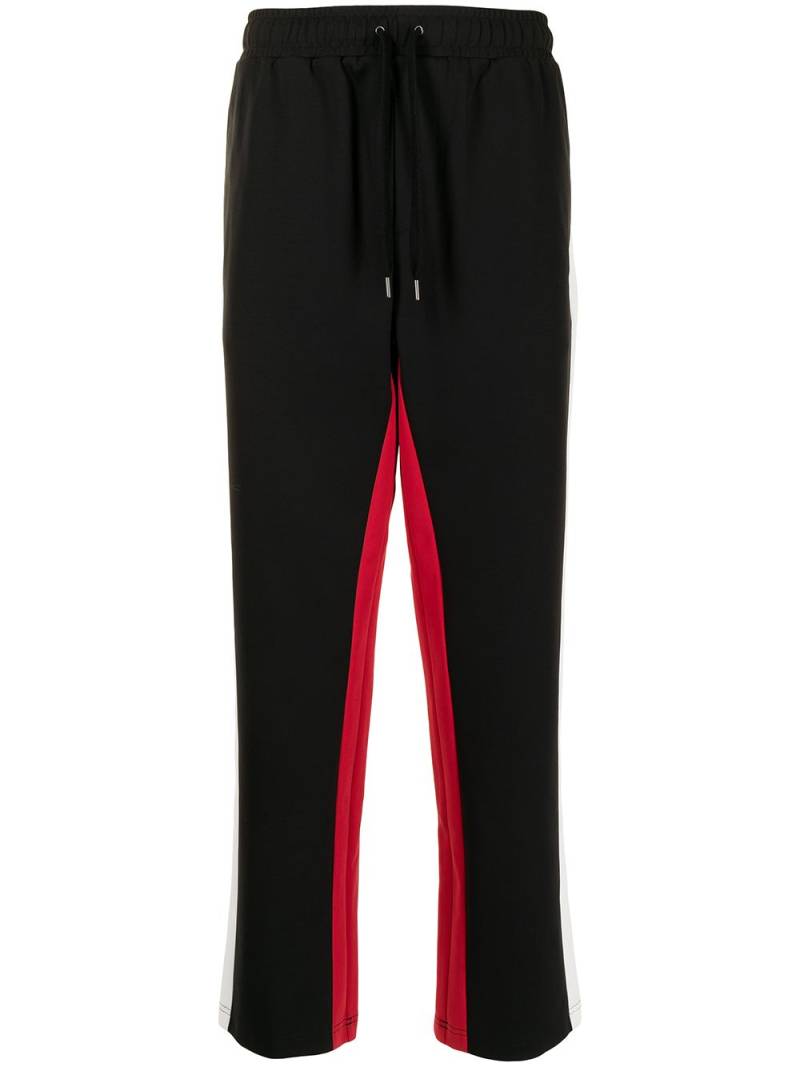 Ports V side-stripe straight trousers - Black von Ports V