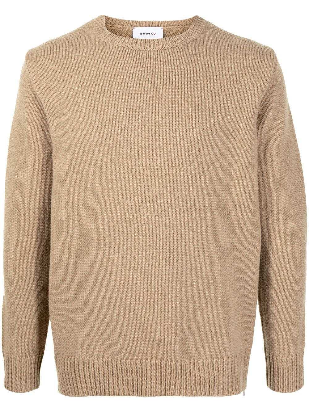 Ports V zip-detail wool jumper - Neutrals von Ports V