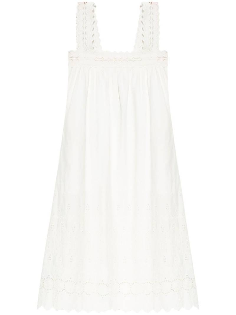 Posse Amelia midi dress - White von Posse