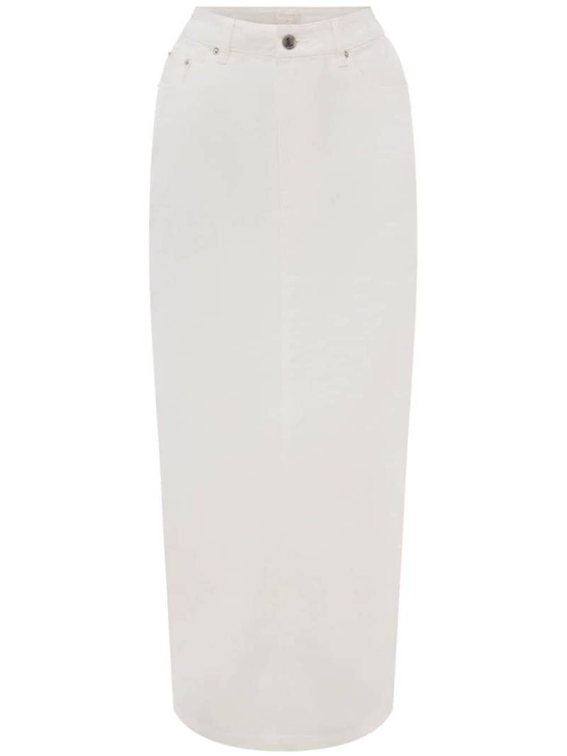 Posse Harvey denim skirt - White von Posse