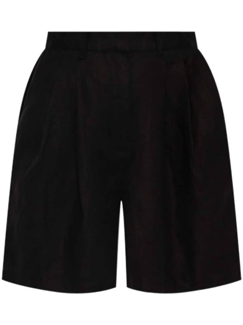 Posse Marcello linen shorts - Black von Posse