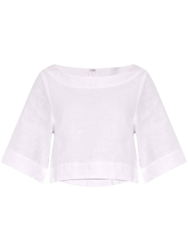 Posse Shay linen top - White von Posse