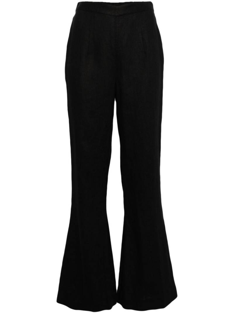 Posse Tia flared trousers - Black von Posse