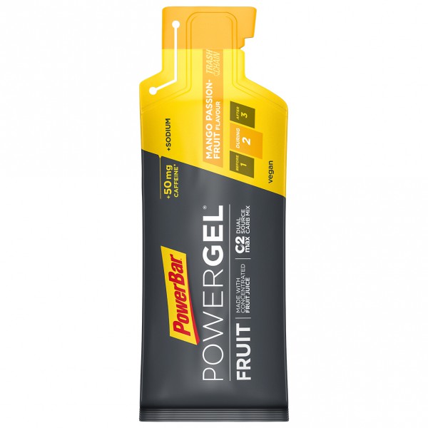 PowerBar - Powergel Fruit Mango-Passionfruit (mit Koffein) - Energiegel Gr 41 g mango-passionfruit von PowerBar