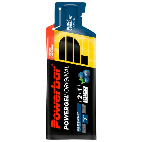 PowerBar - Powergel Original Black Currant (mit Koffein) - Energiegel Gr 41 g schwarz von PowerBar