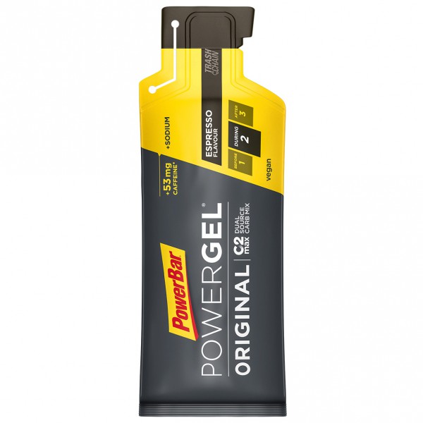 PowerBar - Powergel Original Espresso - Energieriegel Gr 41 g espresso von PowerBar