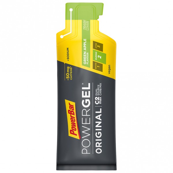 PowerBar - Powergel Original Green Apple (mit Koffein) - Energiegel Gr 41 g grün von PowerBar