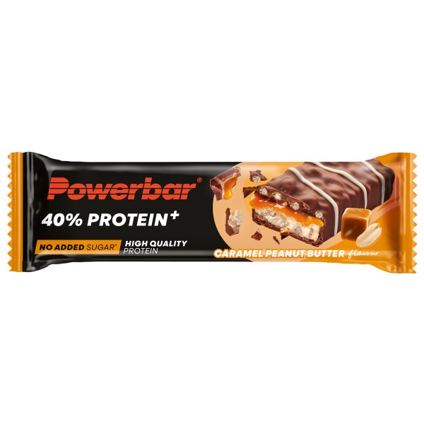 PowerBar - Protein 40% Crisp Low Sugar - Energieriegel Gr 40 g caramel / peanutbutter von PowerBar