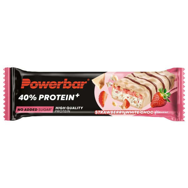 PowerBar - Protein 40% Crisp Low Sugar Strawb WhiteChoc - Recoveryriegel Gr 40 g strawberry /weiß PowerBar - Protein 40% Crisp Low Sugar Strawb WhiteChoc - Recoveryriegel Gr 40 g strawberry /weiß von PowerBar
