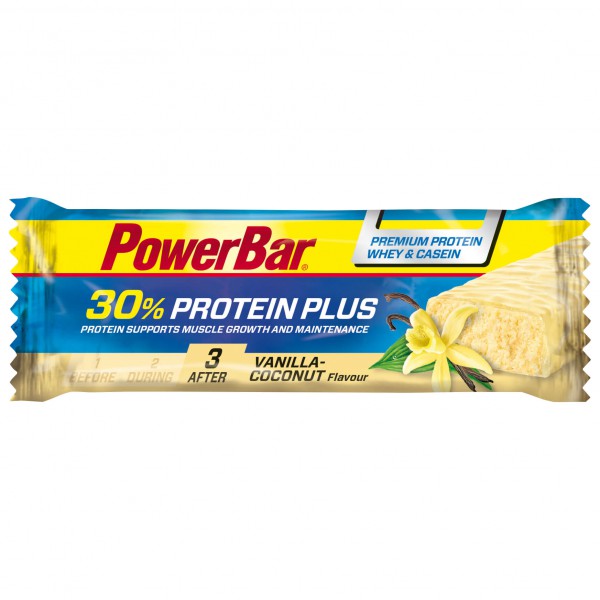 PowerBar - ProteinPlus Vanilla-Coconut - Energieriegel Gr 55 g vanilla-coconut von PowerBar