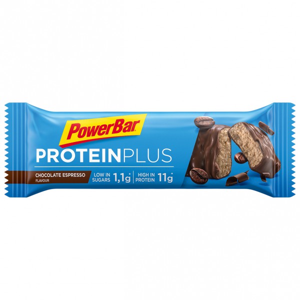 PowerBar - Proteinplus Low Sugar Chocolate Espresso - Recoveryriegel Gr 35 g chocolate espresso von PowerBar