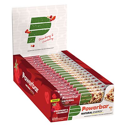 Natural Energy Cereal Strawberry&Cranberry 18 x 40 g Sportriegel von Powerbar