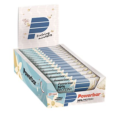 30% Protein Plus Vanilla-Coconut 15 x 55 g Sportriegel von Powerbar