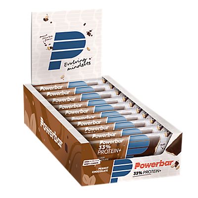 33% Protein Plus Peanut-Chocolate 10 x 90 g Sportriegel von Powerbar